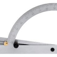 Rapporteur d'angle à règle coulissante - Ø200 x 400 mm - INOX chromé mat_2