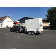 Remorque frigorifique double essieu 1300kg - RAPHA 21 - PTAC 2500kg - Température 0 à 5°C_2