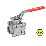 Vanne à boule avec platine ISO pour montage facile