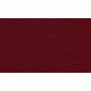 Canapé lit convertible CanapExpress en cuir vachette bordeaux - Matelas mémoire 22 cm - Sommier à lattes - Tête de lit intégrée 140x197 cm_2