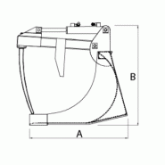 Godet d'engrais avec grappin - 1 grappin / 2 vérins - renforcés - attec_2