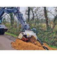 Trancheuse à chaîne CHD 150B pour pelle - Profondeur de coupe max. 1500 mm - Largeur de coupe 200 mm - Poids 640 kg_2