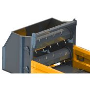 Pailleuse avec connexion hydraulique automatique