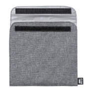 Sac isotherme réutilisable en polyester 600D RPET - labélisé RPET - couleur gris - 52g_2
