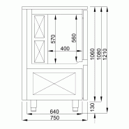Refroidisseur à ventilation 7x 1/1gn l800mm 7489.5210 COMBISTEEL_2