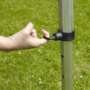 Tente pliante 4x4m 300g/m² 40mm blanche_2