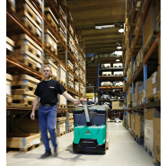 Transpalette électrique Mitsubishi Premia ES PBP16N2 - 1600 kg, haute stabilité et performance_2