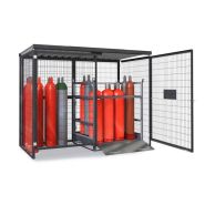 Abri extérieur pour bouteilles de gaz avec protection contre la corrosion