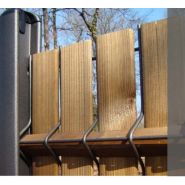 Aquiwood Isis - occultant en PVC pour grillage - Lippi - 1,03 m - lattes en épicéa traité autoclave classe III_2