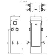 Borne marina - Urbaflux - platine intégrée en inox 316L - équipements électriques et eau_2