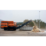 Broyeur à déchets multi-usages à roues sur chenilles - système d'attelage camion - MRW 2.85_2