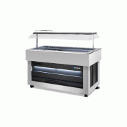 Buffet réfrigéré central avec cuve pour bacs GN1/1 SCAIOLA - SANS_2