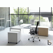 Bureau rectangulaire OGI Y - MDD - Blanc 9010, 180, Blanc_3
