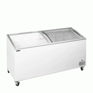 Congélateur vitré de crème glacée IC551SCEB (540 / 481) blanc TEFCOLD_2