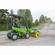 Balayeuse professionnelle avant Tecno Oy - Référence A35583 - 3 largeurs de travail disponibles (1100, 1500, 2000 mm)_2