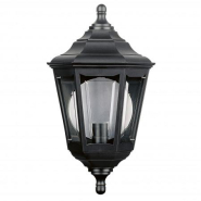 Luminaire extérieur mural Classique saillie clic-clac 6 - IP44 - E27 - 42W max - Noir - DOPO_2