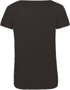 T-shirt Triblend col rond femme - Réf : CGTW056 - Toucher ultra doux et système sans étiquette B&C_2