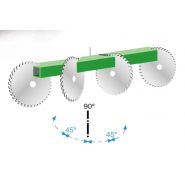 Panda 300 Echo - Tronçonneuse mono tête ascendante - Fom Industrie SRL - Lame en widia Ø 300 mm avec positionnement manuel_2