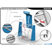 Présentoir modulaire Seiller - meuble présentoir en métal et bois - racks modulables et adaptables_2
