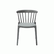 Windson - Chaise empilable en polypropylène vert jade_2