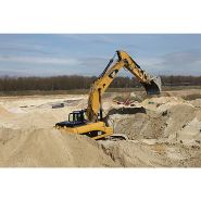 Godet d'excavation à usage normal avec lame de nivellement - caterpillar finance france - 1 200 mm (47 in) - capacité 1.19 m³_2