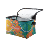 Sac isotherme zippé en polyester RPET 600D avec renfort en aluminium - Pour 6 canettes de 0,33 L_2