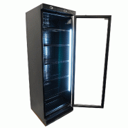 Réfrigérateur 1 porte en verre 382l noir sans canopy l595 7464.0094 COMBISTEEL_2