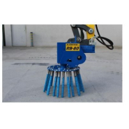 Brosse de désherbage hydraulique Slanetrac RB80 pour pelle_2