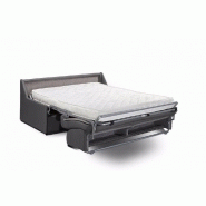 Canapé convertible Triomphe - Matelas 16 cm - Système express - Sommier lattes 160 cm - Microfibre graphite_2