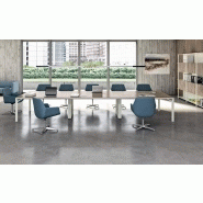 Fauteuil de direction DUNE - Président, design italien, cuir pleine fleur ou tissu, mécanisme basculant_2