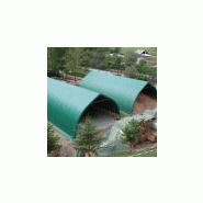 Tunnel de stockage agricole - 2060020 - Dimensions maximales, toile PVC armée 650 g/m² et armature en acier galvanisé_2