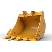 Godet d'excavation à usage normal avec lame de nivellement - caterpillar finance france - 1 400 mm (55 in) - poids 709 kg_2