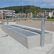 Installation de nettoyage des chaussures sur sol - Lave-chaussures robuste en béton armé avec 4 à 16 stations_2