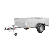 Remorque SARIS aluminium avec capot sécurisé - MC 255 133 1350 1 C - PTAC 1350 Kg - 1 essieu freiné_2