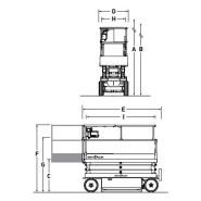 Sjiii 3220 - nacelle ciseaux électriques - skyjack - 8,10 m_2