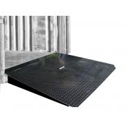 CIP-2 - Rampe d'accès pour conteneur Tecsi S.A. - Capacité 7.000 kg - Acier renforcé - Peinture noire_2