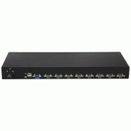 Kit de commutateur KVM USB à  montage sur rack 1U 8 ports avec affichage à  l'écran et cbles_2