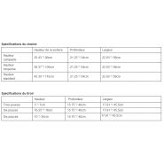 Mk-p16 - chariot médical Medik - dimensions 650 x 480 x 930 mm - système de verrouillage sans clé et surface de travail coulissante_2