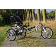 Vélo handicap tricycle couché Easy Sport avec siège ergonomique réglable_2
