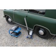 2897 - Cric rouleur hydraulique BGS Technic - aluminium-acier - 1,5 t - double piston et faible hauteur_2