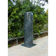 Borne de marche mini STREET - H600mm à 800mm - 4 prises 16/32A - Acier 4mm - Traitement époxy et peinture polyuréthane_2