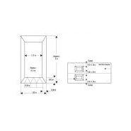 Coussin berlinois - Caoutchouc vulcanisé - Bandes rétroréfléchissantes - Rouge ou Noir_2