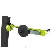 Shoulder Press Assis avec poids sécurisés - Gamme Lest_3