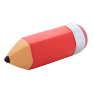 Balle anti-stress en forme de crayon - couleur rouge - 20.8 gr_2