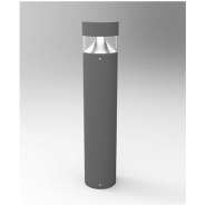 Borne lumineuse Bindella IP65 - LED SMD 8W 3000K - Aluminium anthracite - Hauteur 65cm_2