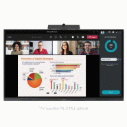 Sharp PN-L752B tableau blanc interactif 190,5 cm (75