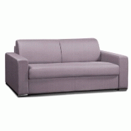 Canapé convertible 3-4 places SELECT - Matelas 16 cm - Sommier à lattes 160 cm RENATONISI - Cuir vachette Parme_2