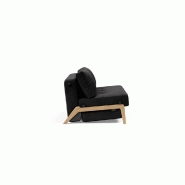 Canapé-lit design Innovation Living Cubed Wood 02 - Convertible 200x140 cm - Coloris Faunal Black_2
