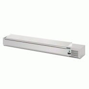 Saladette à poser avec couvercle Série G 10x GN 1/4 | Polar - FA857_2