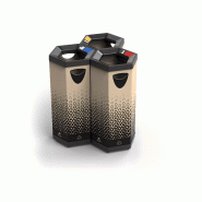 Poubelle de tri sélectif et recyclage en carton - 60 L_2